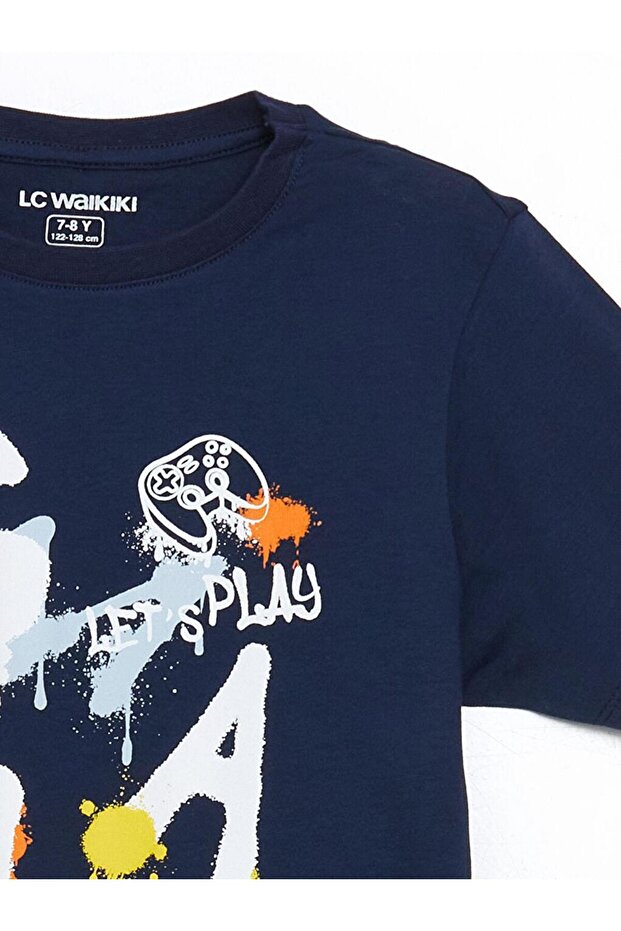 Bisiklet Yaka Erkek Çocuk Şortlu Pijama Takımı 2'li (S5) - 6