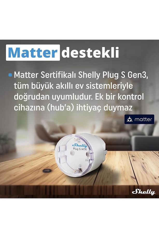 Plug S Gen3 Matter Destekli Akıllı Priz - 2