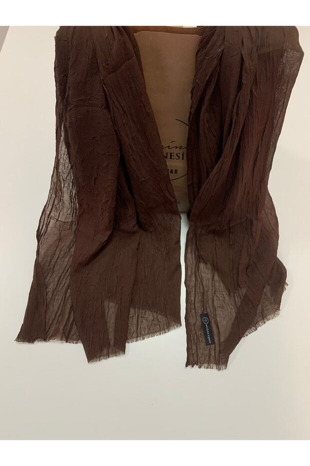 bambu şal acıkahve - 4