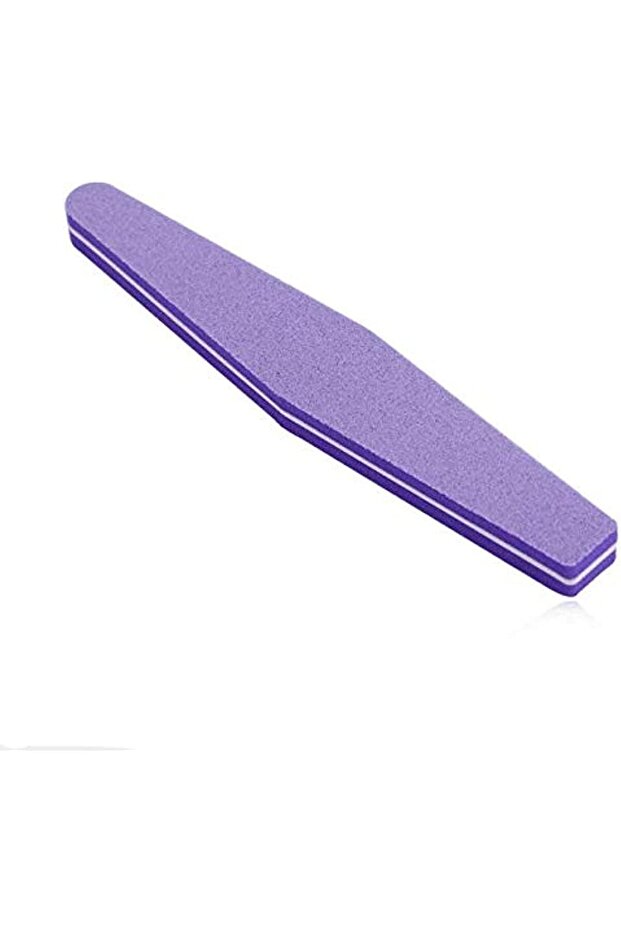 Professional Nail Art Polish Sandpaper Diamond Shape Strip Bar Sanding Washable Manicure Tool