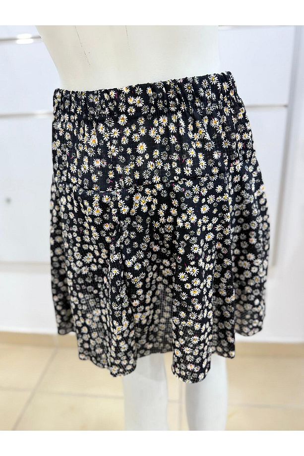 volanlı kız şort etek /volanlı çiçek desen mini şortlu etek/ mini yazlık şort etek - 6