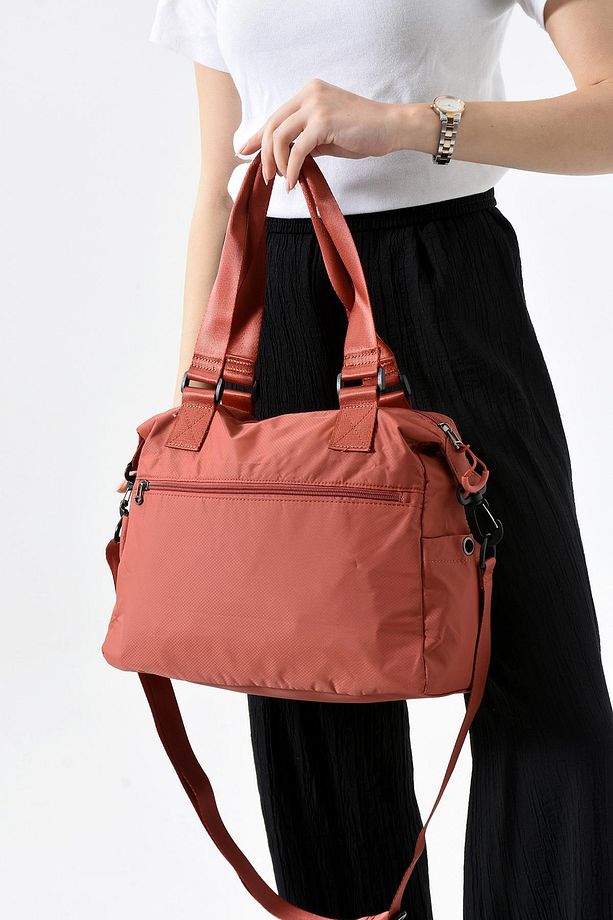 Ultra Hafif Su Geçirmez Çok Cepli Omuz Çantası Kiremit (Model: 571-13-9M) - 3