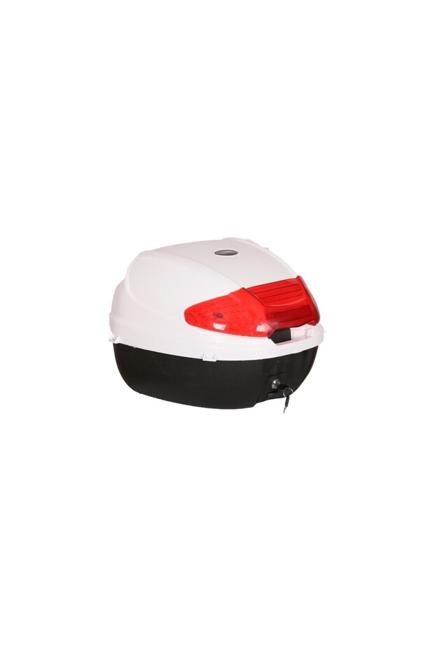 Butik Tien 35 Litre Motosiklet Çantası - Beyaz (Sırt Dayama Pedi Dahil)