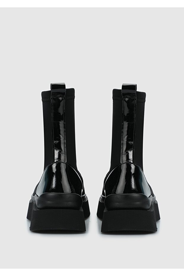 Siyah Kadın Bootie - 4