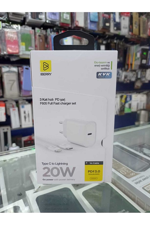 iBerry iPhone Uyumlu, 20W PD 3.0 Type-C to Lightning Hızlı Şarj Seti | KVK Garantili, 2 Yıl Güvence - 8