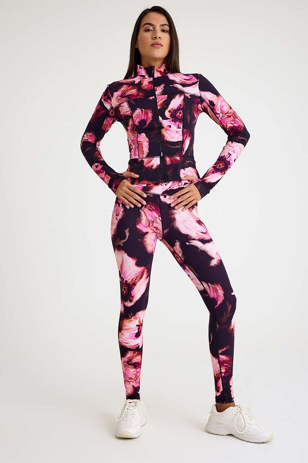 Push Up Tayt Pink Print - 3