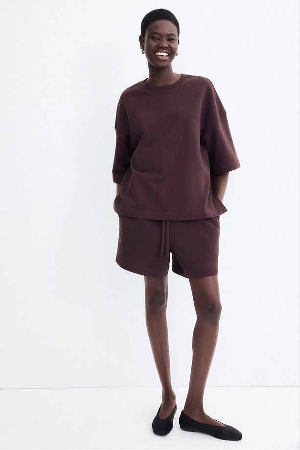 Kısa Kollu Sweatshirt - 1