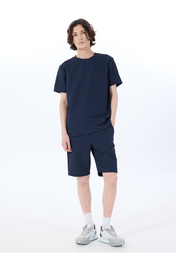 Lacivert Erkek Basic Sweat Şort J5SM-SHT7271 - 1