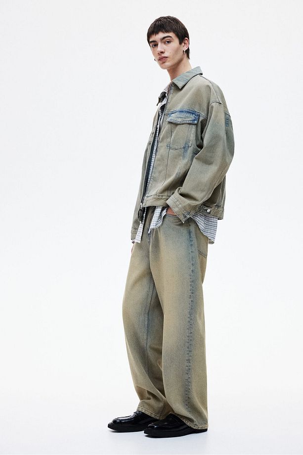 Kot Worker Ceket Loose Fit - 1