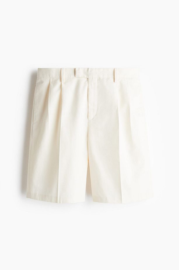 Gabardin Bermuda Şort Relaxed Fit - 3