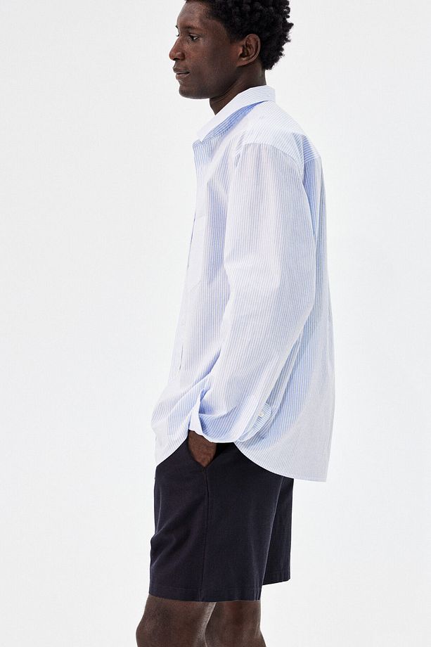 Keten Karışımlı Şort Regular Fit - 6