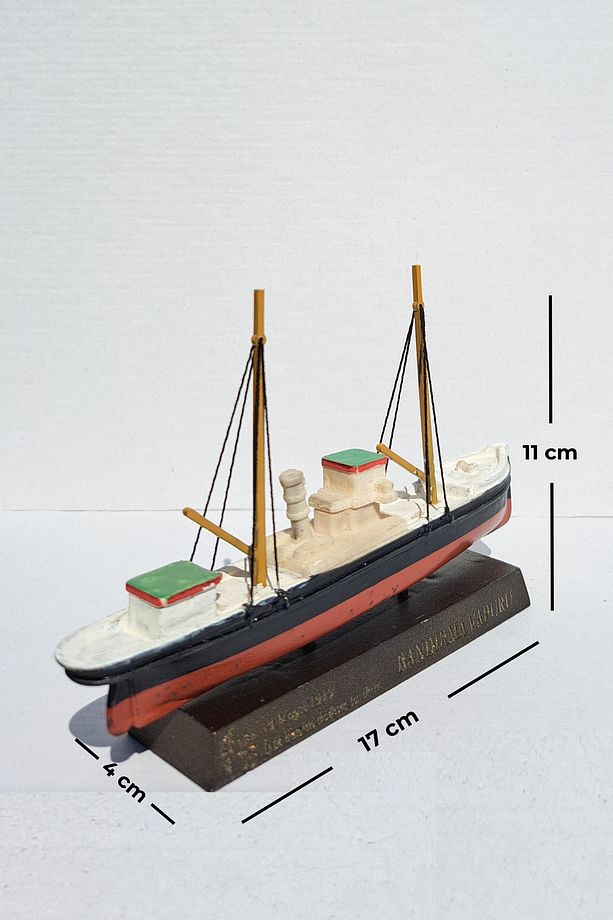 Bandırma Vapuru Maketi - Küçük Boy (17 CM) - 3