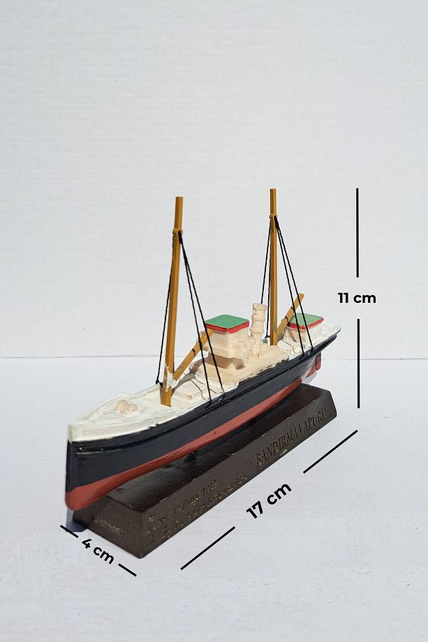 Bandırma Vapuru Maketi - Küçük Boy (17 CM) - 7
