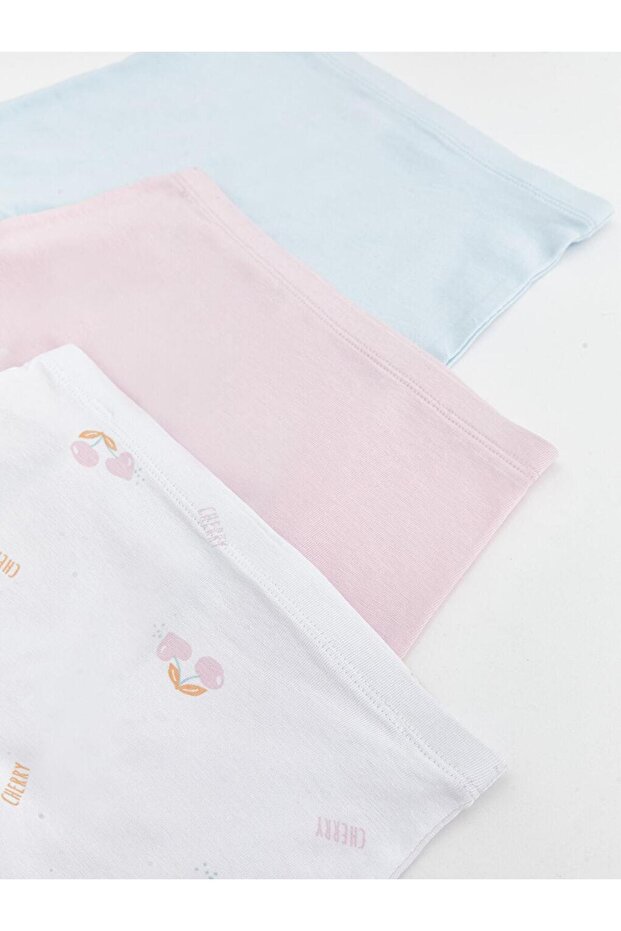 Baskılı Kız Çocuk Boxer 3'lü - 3