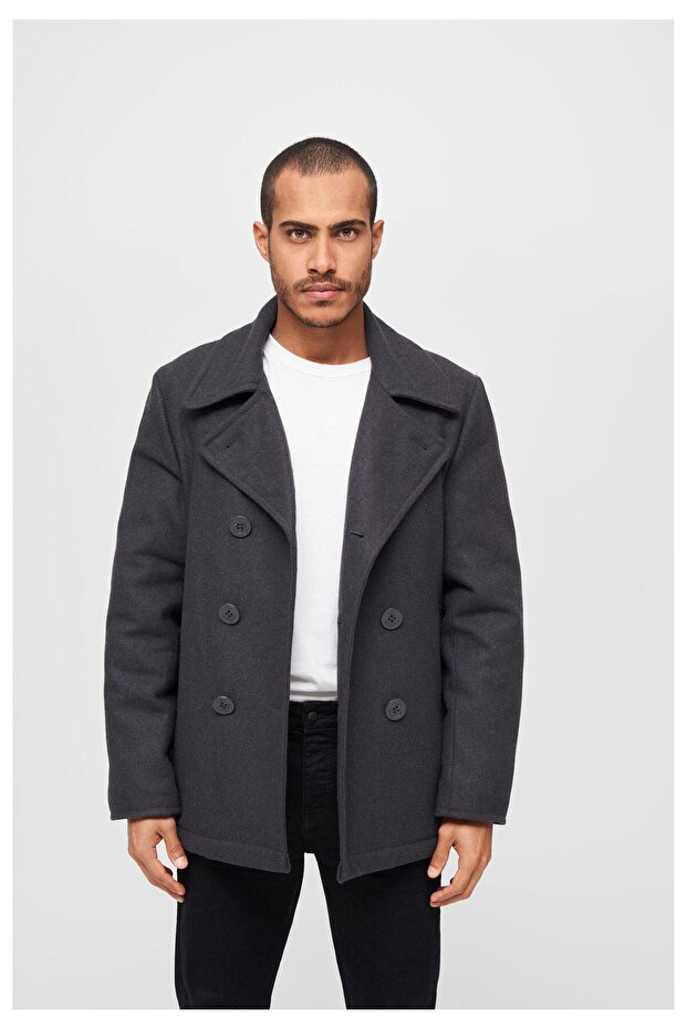 Herren Pea Coat - 5