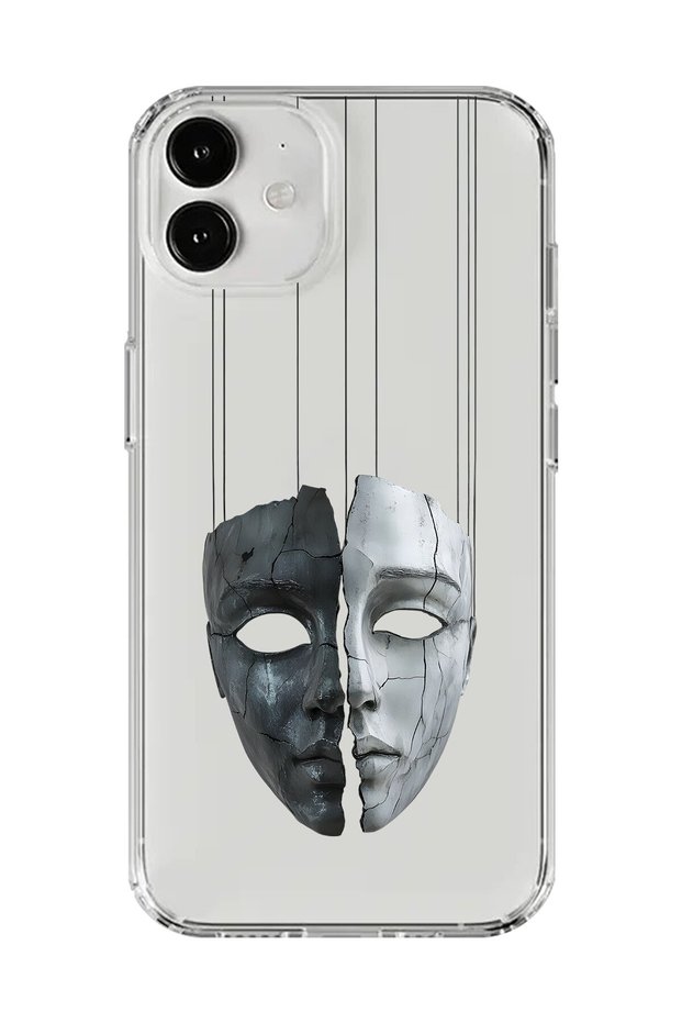 حافظة شفافة متوافقة مع هاتف iPhone 12 بتصميم جمالي للوجه 8