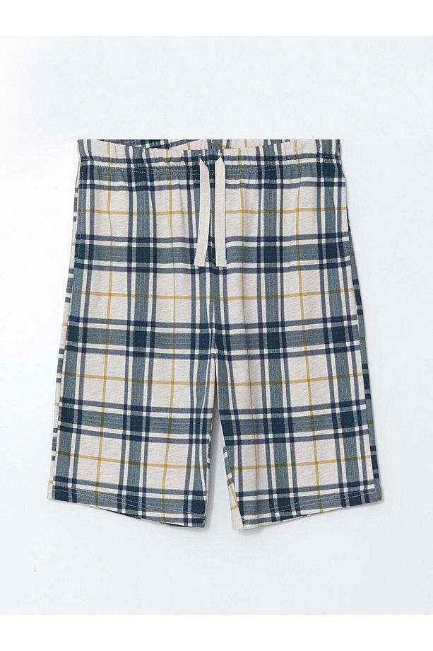 Standart Kalıp Erkek Şortlu Pijama Takımı - 8