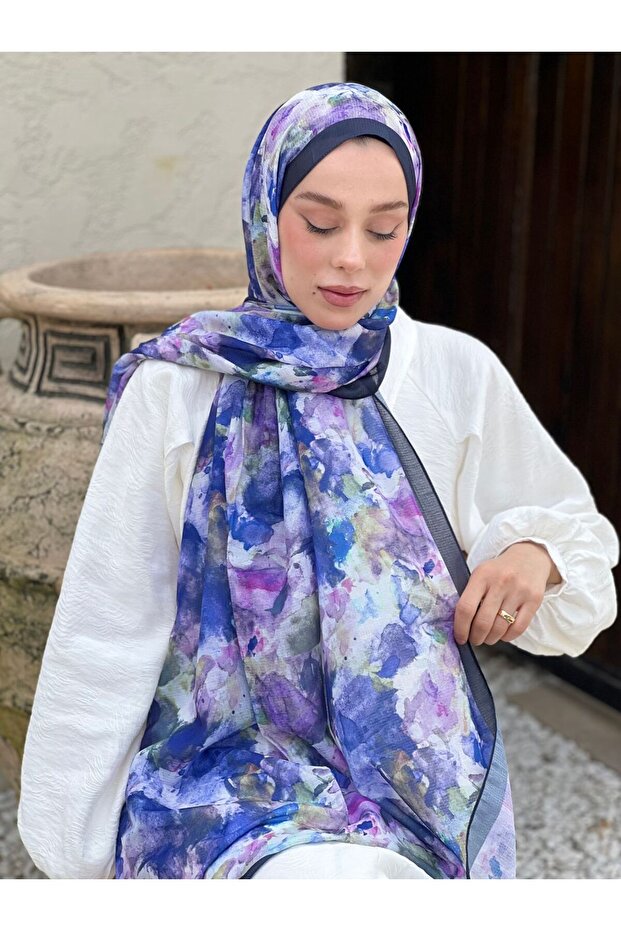 نمط الفرشاة لينا شال - 3