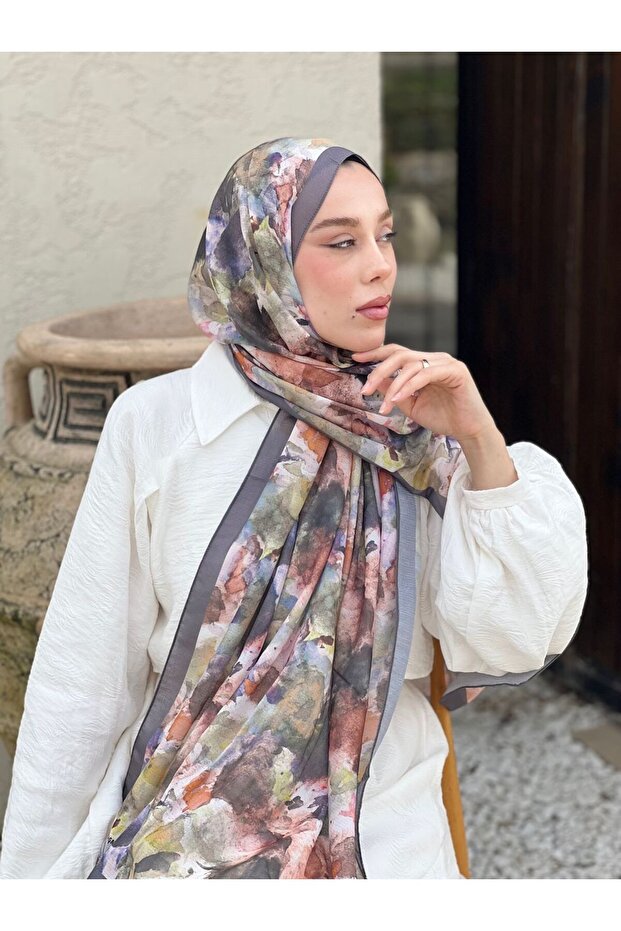 Brush Pattern Lina Shawl - 3