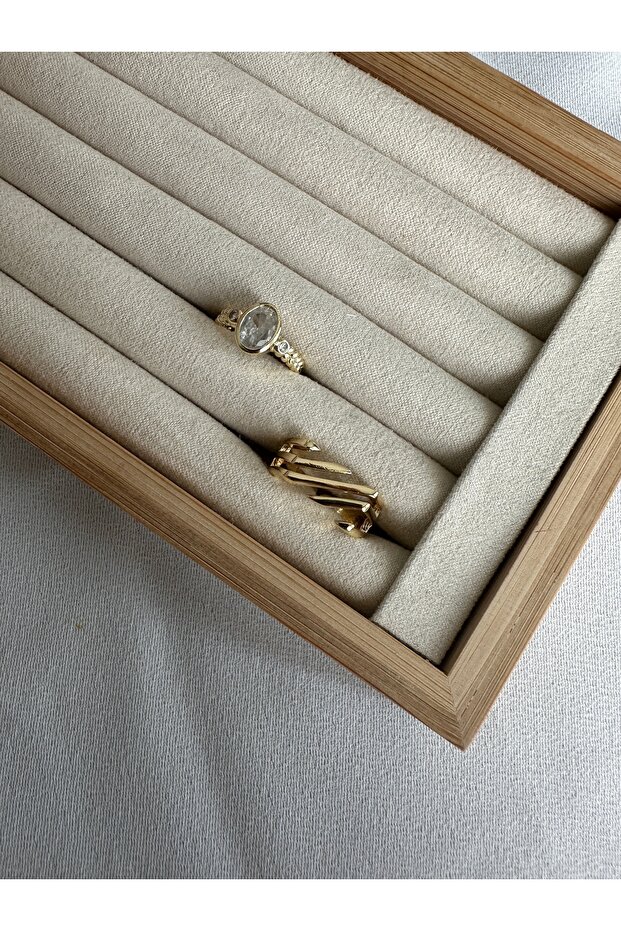 Gold 2'li Devin Yüzük Seti - 3