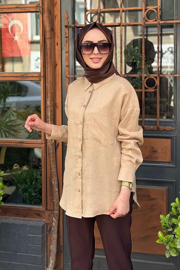 Tunik Ka-b25-21257 Bej - 3