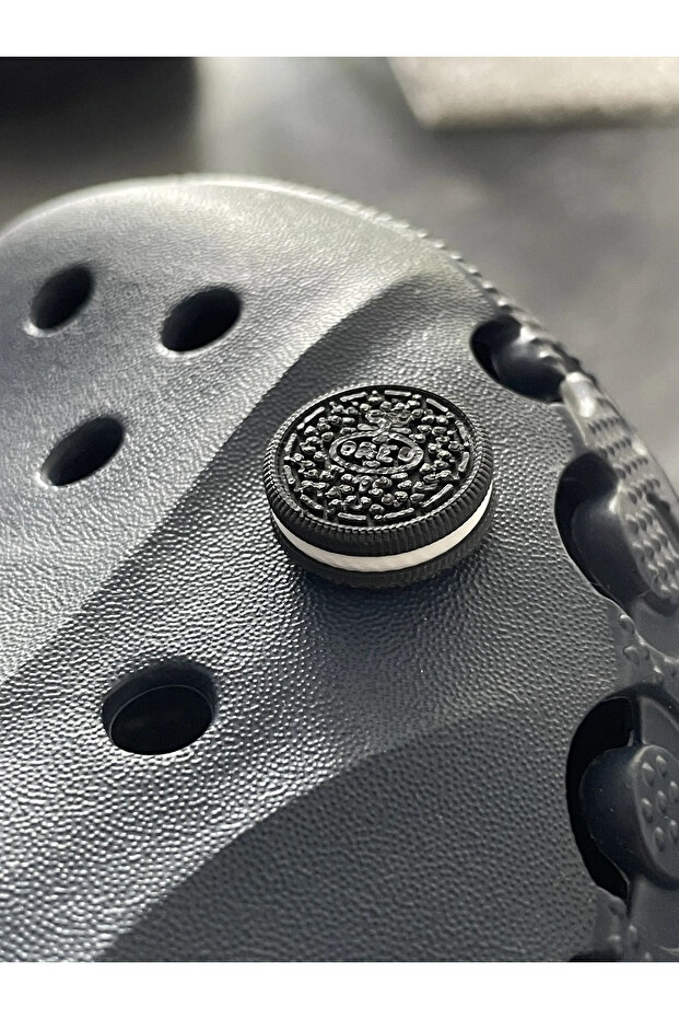 عبوة من 2 شبشب منقوش على شكل بسكويت - 1