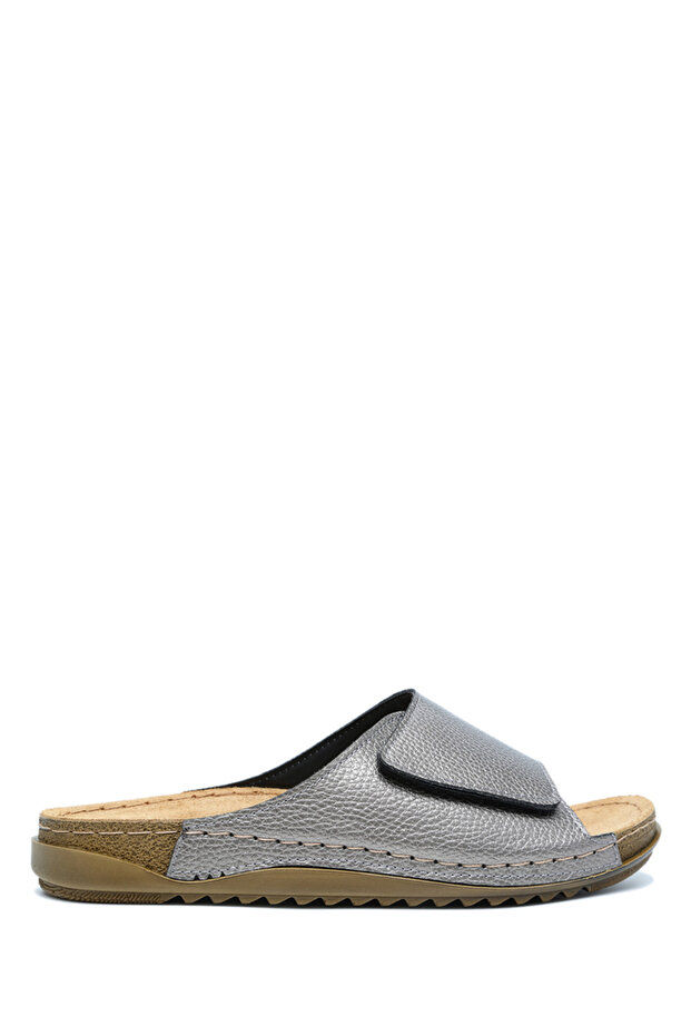 Sib213622 Kifidis-Natura Women's Single Strap Anatomical Leather Slippers 36-41