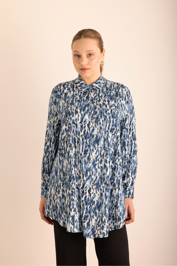 Leopar Desenli Viscon Tunik - 3