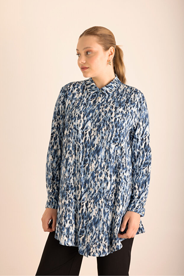 Leopar Desenli Viscon Tunik - 5