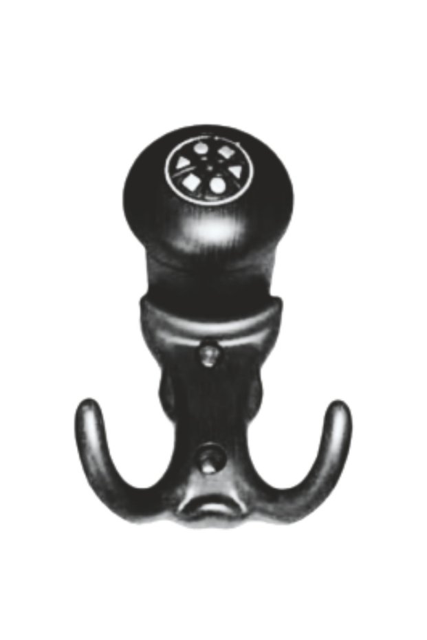 Cuier lemn, mare, negru - 305