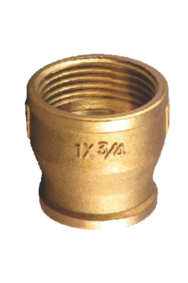 Bronze reducing socket, 1/2" x 3/8" - 1