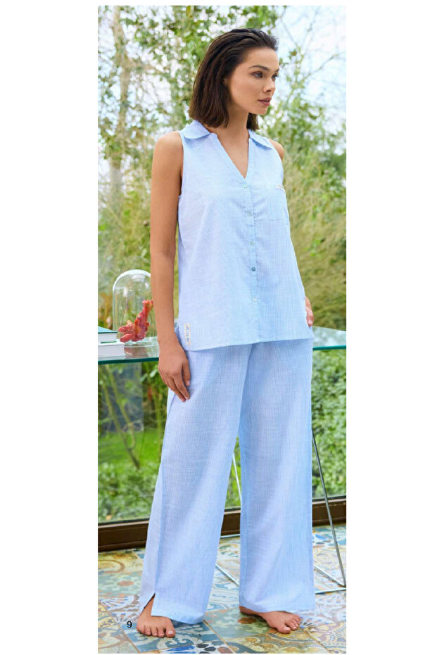 Short Sleeve Shirt Buttoned Pants Suit