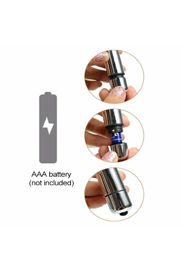 10 Modlu Chrome Titreşimli Mini Vibratör - 4