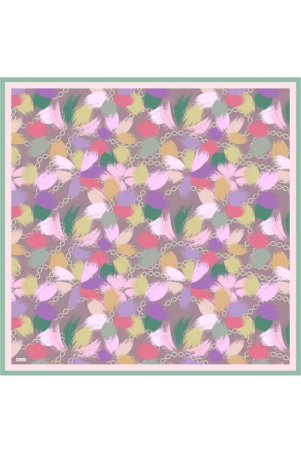 Twill Ipek Eşarp - 4038-37 Leylak - 1