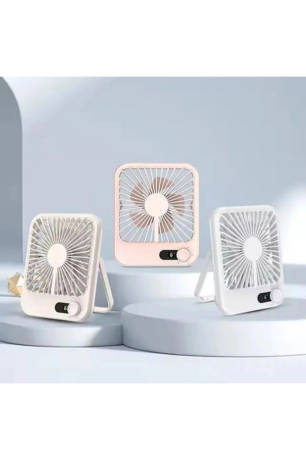 Taşınabilir Mini Fan katlanabilir şarj elektrikli Ayarlanabilir Güç Modu tuşlu - 6