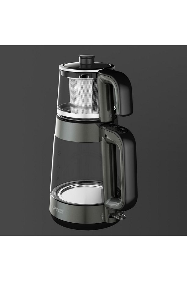 RESİTAL LED IŞIKLI CAM KETTLE ÇAY MAKİNESİ SU ISITICI - 4