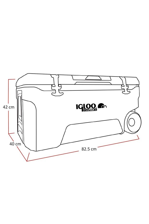 CoreMAX 75 Tekerlekli Buzluk 75 Litre - 8