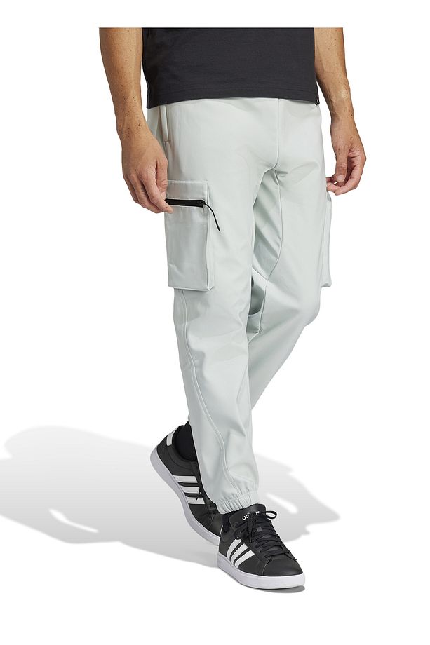 JF3286 M CE Q1 PR C PT Açık Gri Lastikli Bel Regular Fit Düz Erkek Eşofman Altı - 1