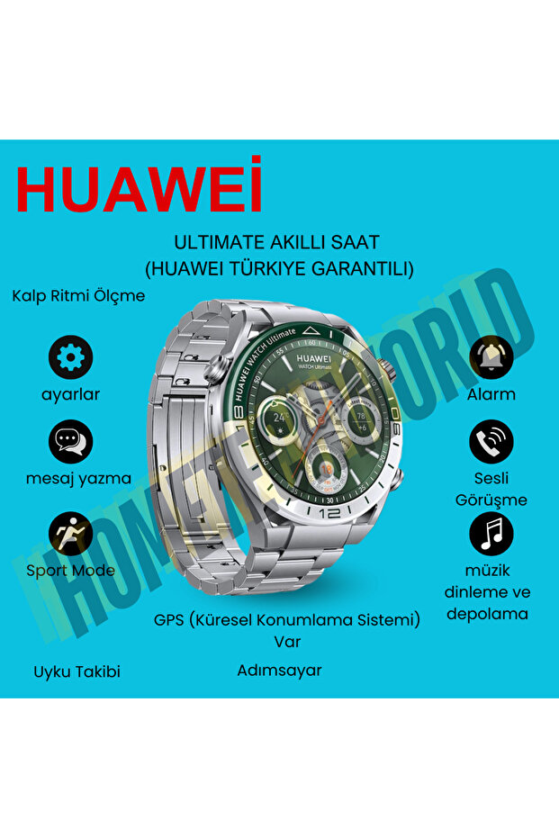 Huaweı Watch Ultimate Yeşil - 1