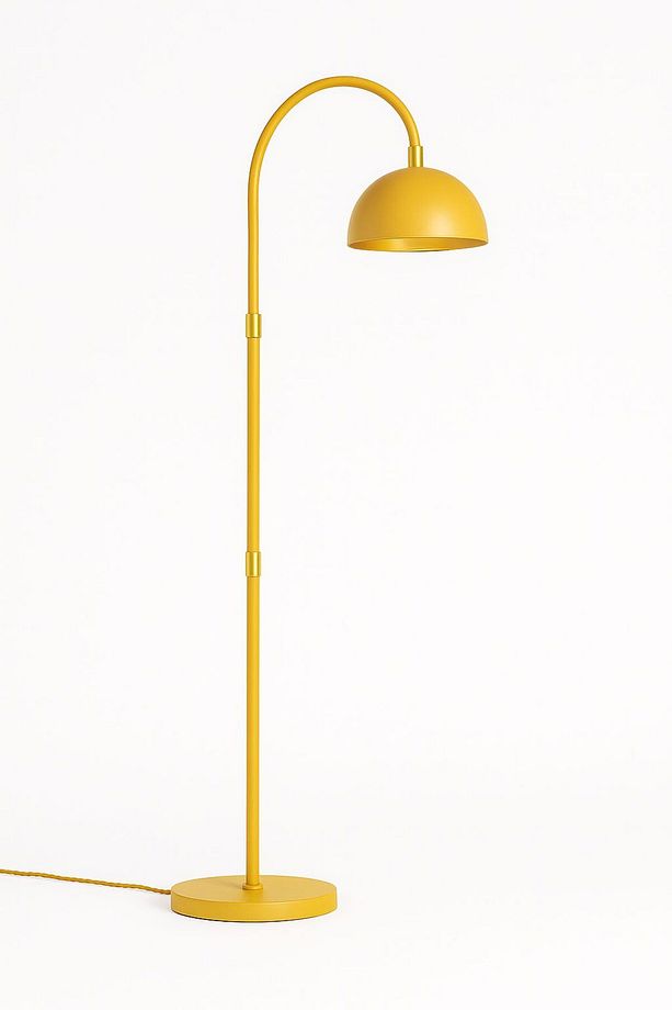 Curve Lambader Modern Dekoratif Metal Oturma Odası Çalışma Odası Zemin Lambası - 2