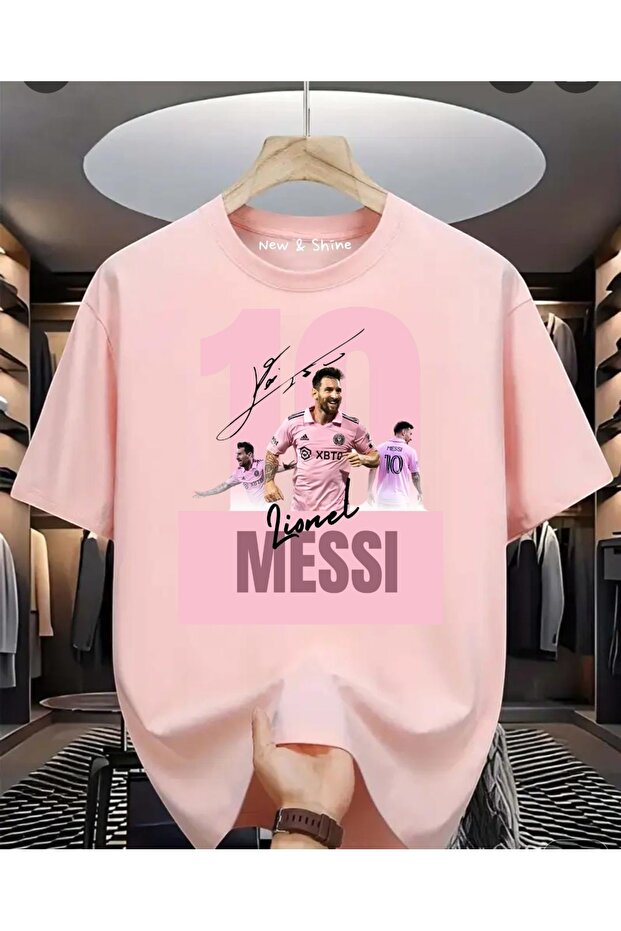 Messi Printed Large Size Oversize T-Shirt