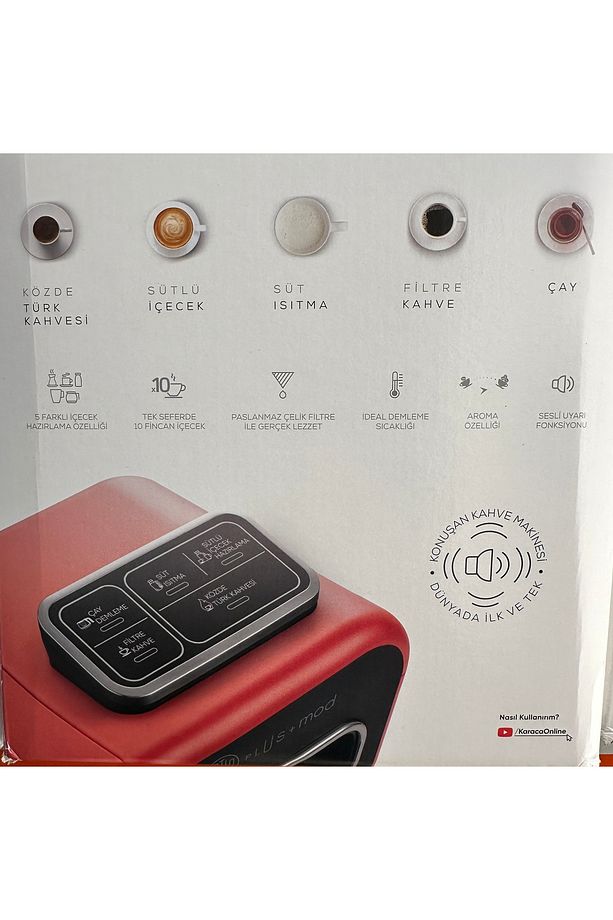 Hatır Plus Mod 5 In 1 Çay Ve Kahve Makinesi Kırmızı - 5