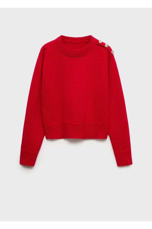 Strass taşlı triko kazak - 3