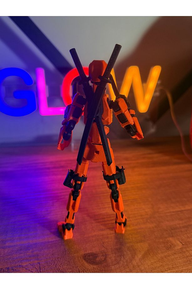 Savaşçı Robot Tüm Eklemleri Hareketli Dummy Aksiyon Figürü 15 Cm - 3