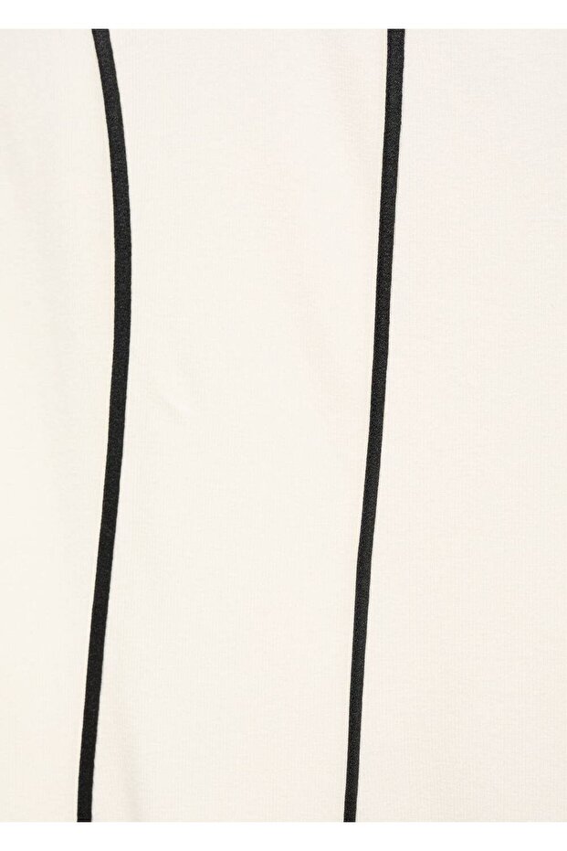 Çizgili pamuklu elbise - 6