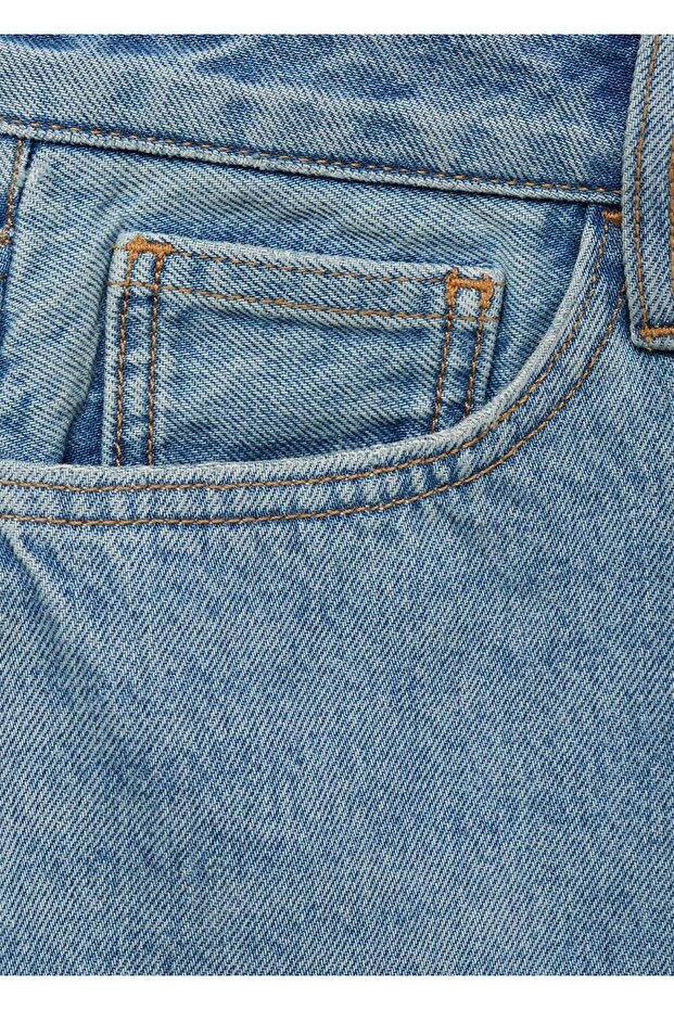 Kısa denim etek - 5