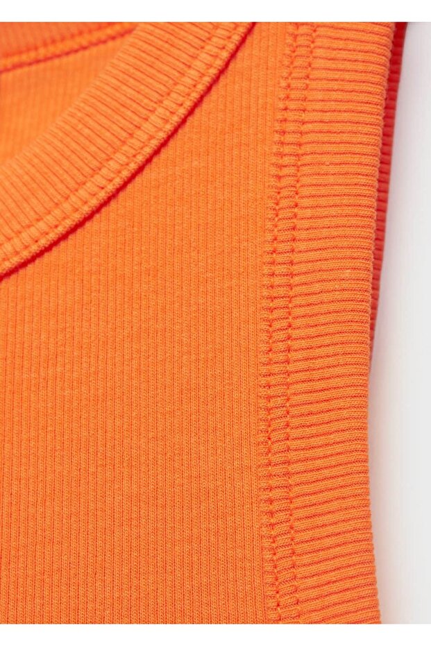 Halter yaka fitilli bluz - 5