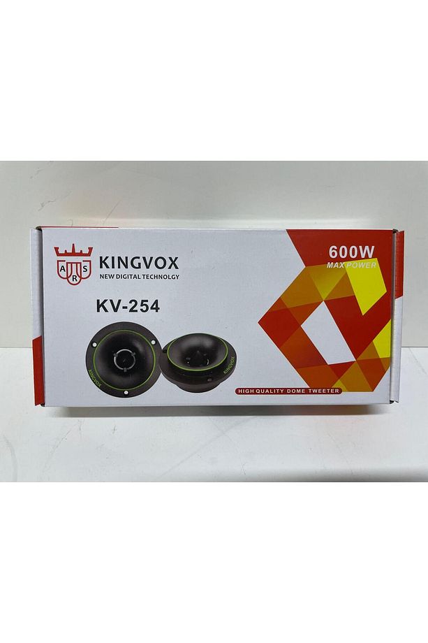 KV-254 10 CM DOME TWEETER 600 WATT MAXİMUM POWER ÇİFT FİYATIDIR 100 WATT RMS POWER - 8