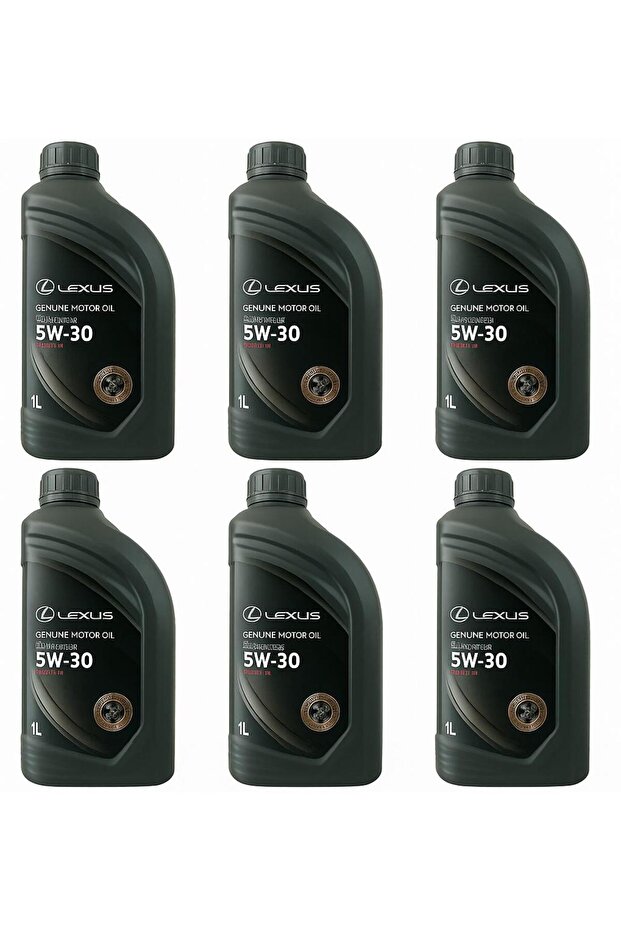 زيت محركات لكزس 5W30 تخليقي بالكامل – API SP ( 6 عبوات * ١لتر ) صنع بالمملكة العربية السعودية