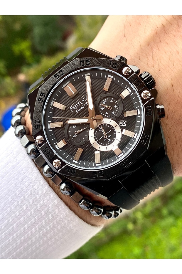 Function All Functions Active Men's Wristwatch + Bracelet Gift